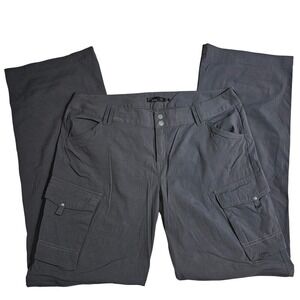 Prana Charcoal Straight Leg Utility Pants